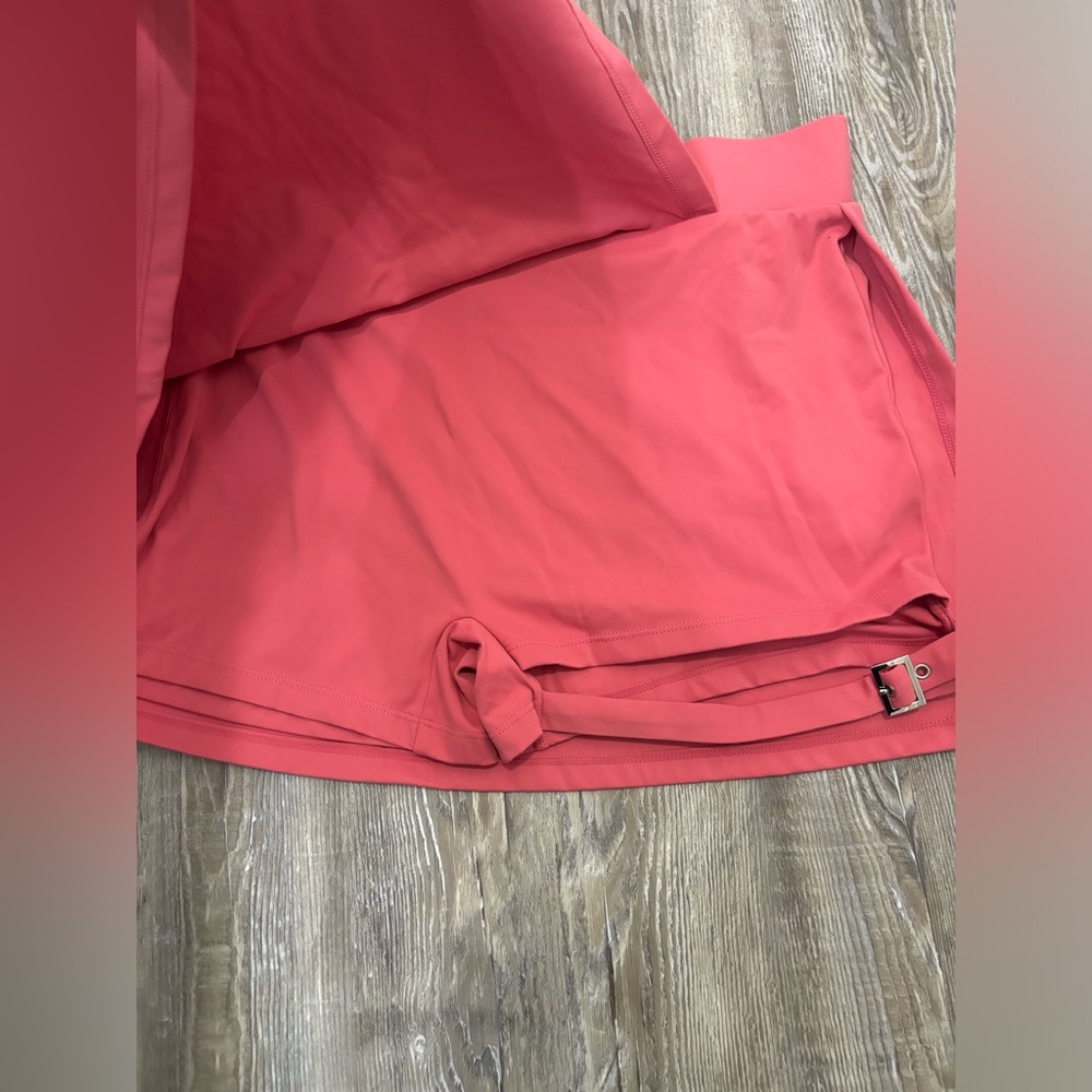 HALARA Plum Wrap-Front Active Skort with Buckle Strap - Picture 4 of 7